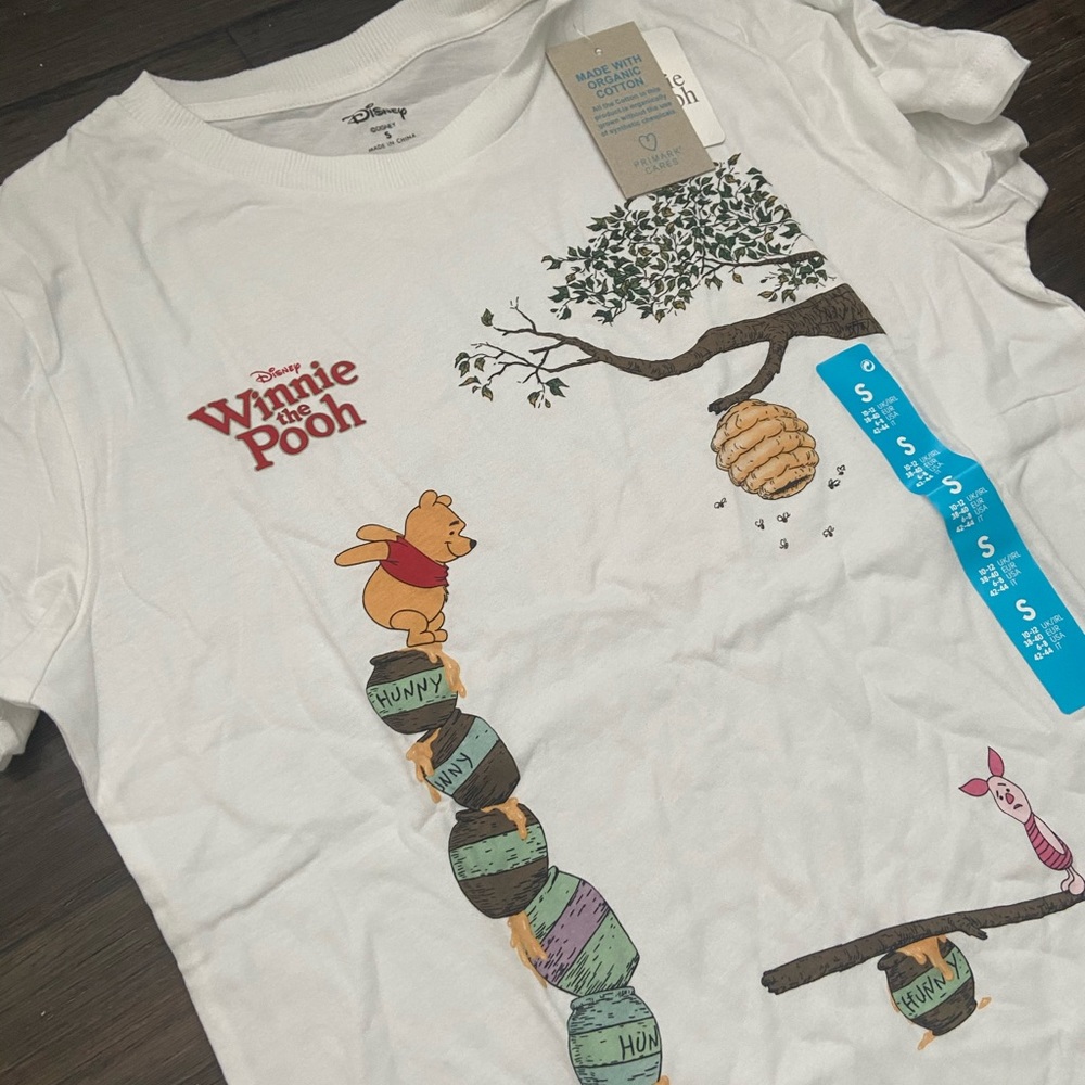 Disney Winnie the Pooh Cotton T-Shirt - Picture 1 of 2